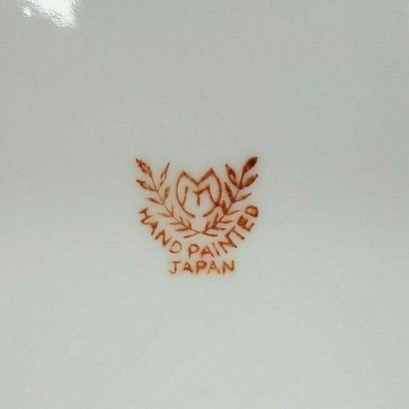 Vintage Hand Painted Japanese Moriage Black Dragon Ware Plate Saucer - Picture 11 of 11